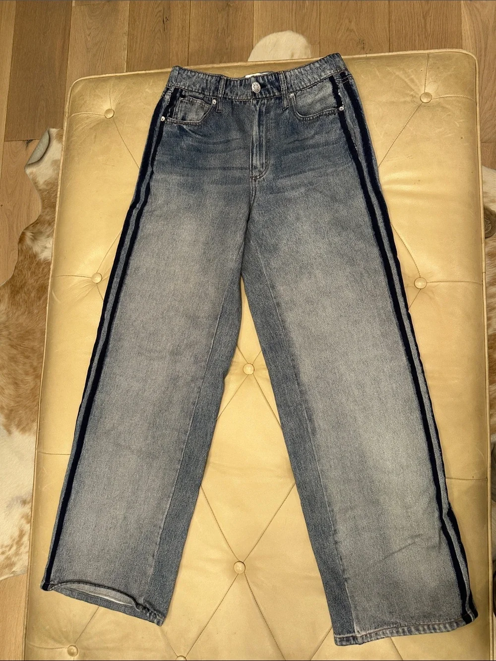Rag & Bone Miramar Terry Wide Leg Track Pants